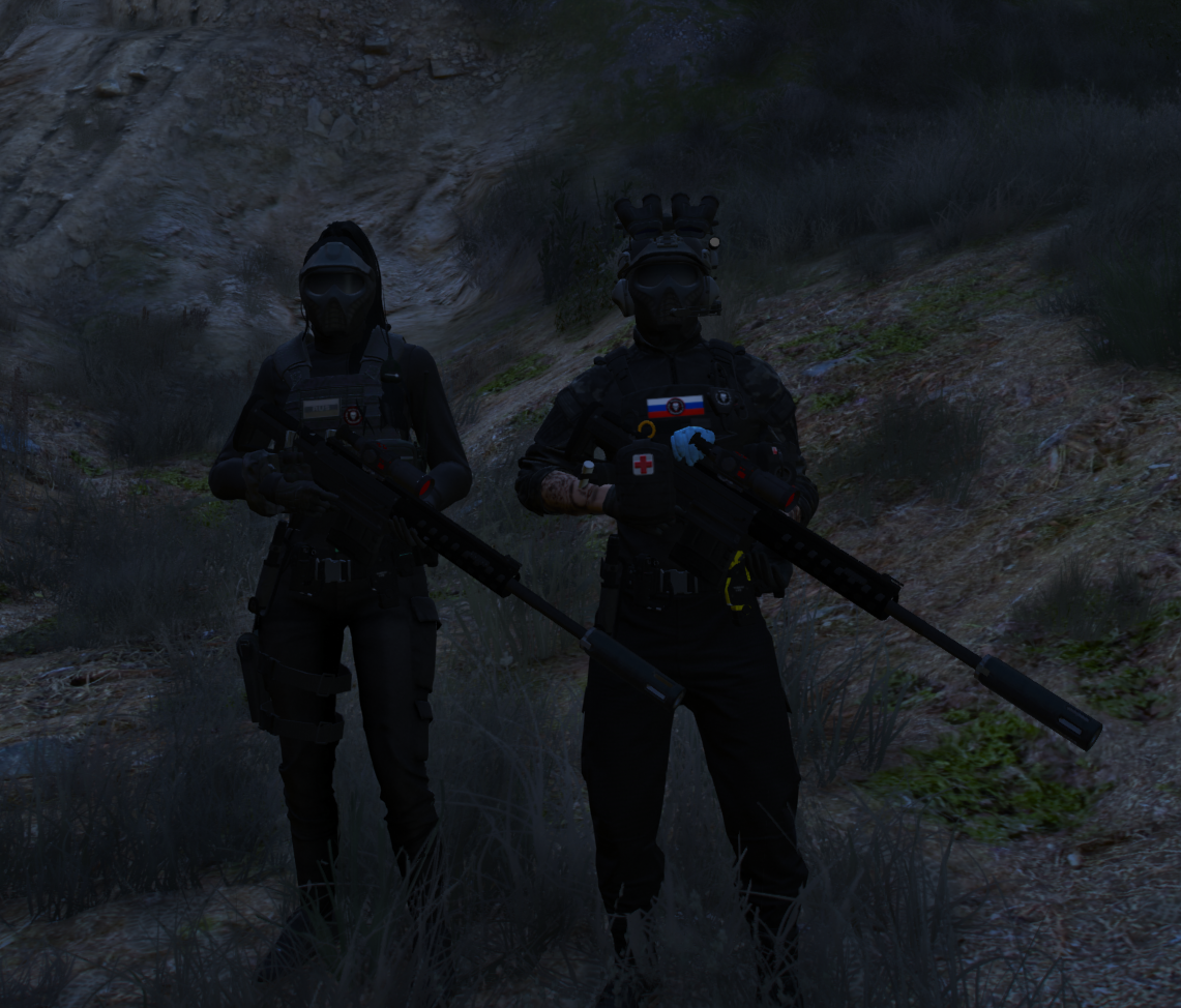 GW Team im Gelände